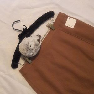 Halogen camel skirt